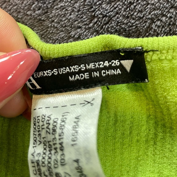 Bright Green Zara Tank Top - Picture 4 of 7